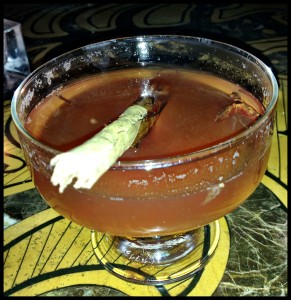 the Bao-Bau cocktail at Shaka Zulu