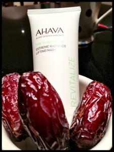 AHAVA face masque loaded with dates
