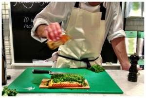 Hix's salmon with dill