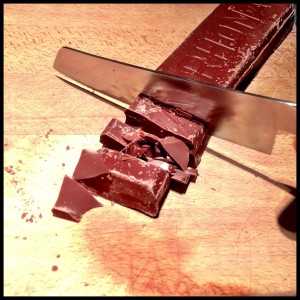 a bar of Valrhona