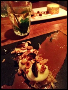 desserts at Mazi - probably the most unusual i have ever tasted...