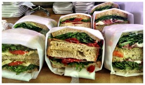 sandwiches at Workshop Coffee Co