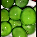 luminous green olives