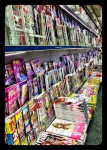 an endless stock of magazines - my idea of heaven
