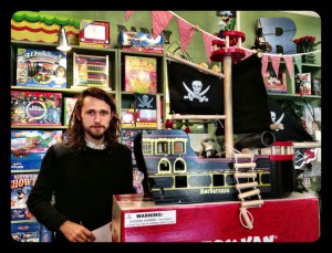 Tom Currie in his shop