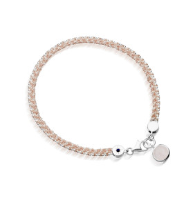 Breast Cancer Campaign bracelet - £110, with 20% of proceeds going directly to charity