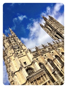 our token culture was dragging the posse around Canterbury Cathedral