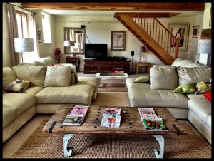 one of the sitting rooms