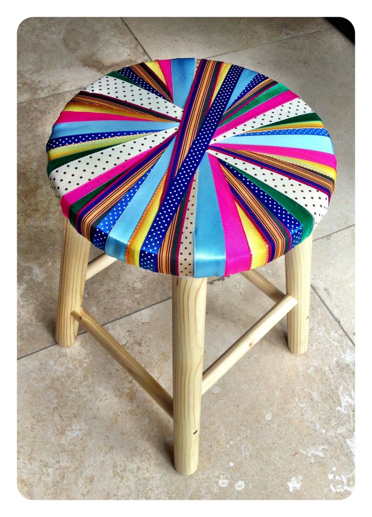 our finished stool.  made with a lot of LOVE!