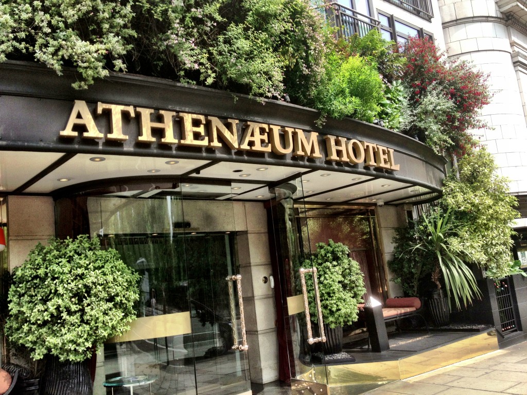the Athenaeum hotel, 116 Piccadilly, W1