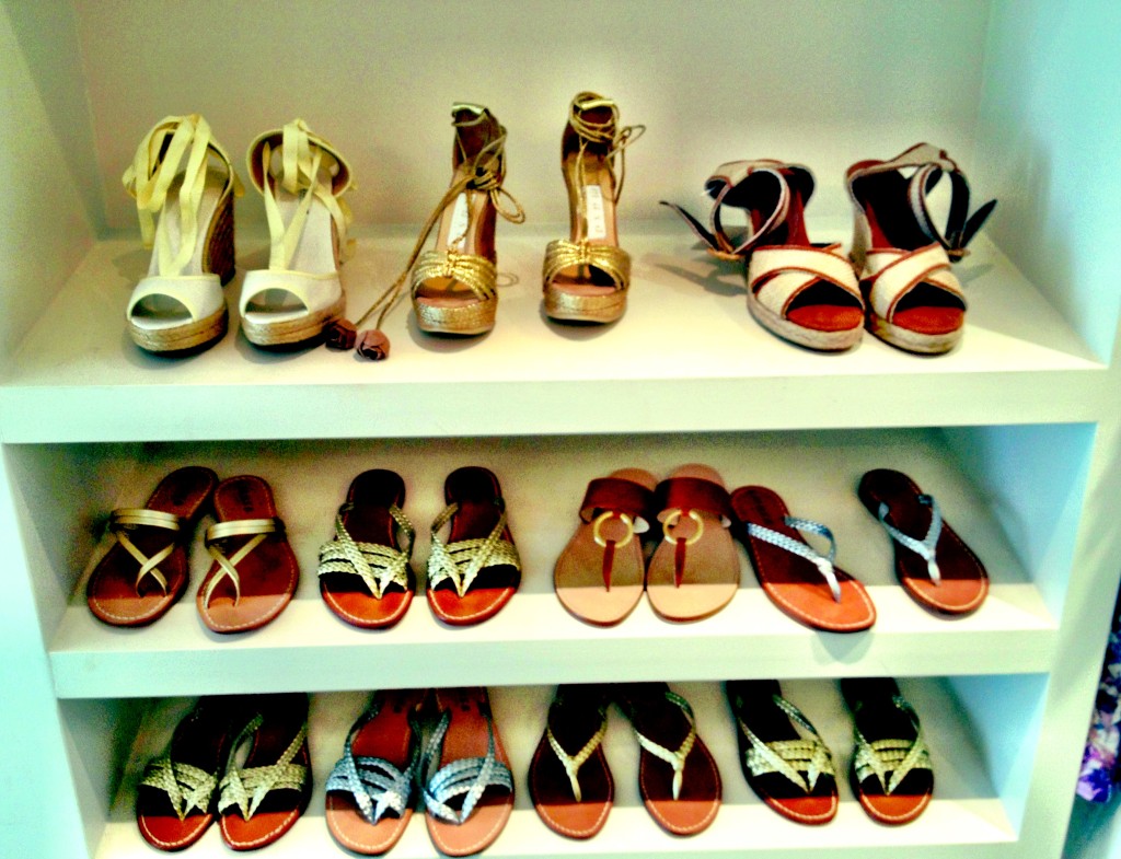sandals and wedges for summer hols at Biondi Couture