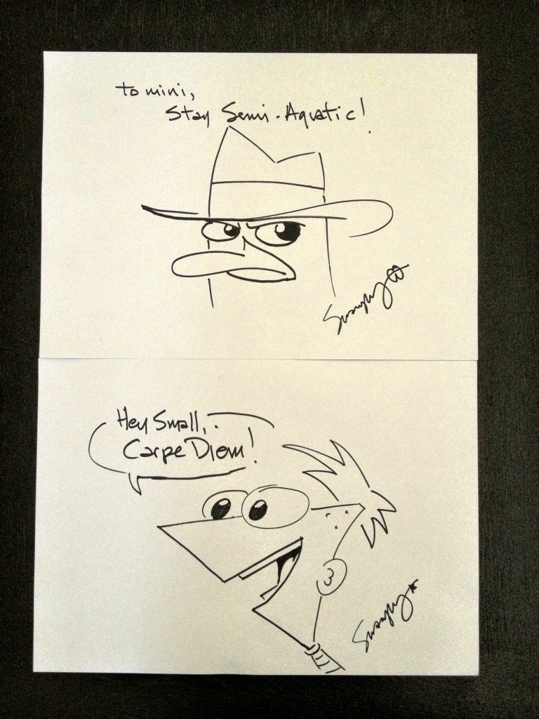Swampy's doodles