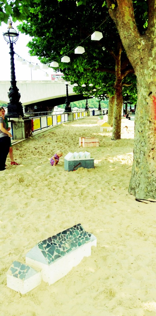 the London beach at Southbank