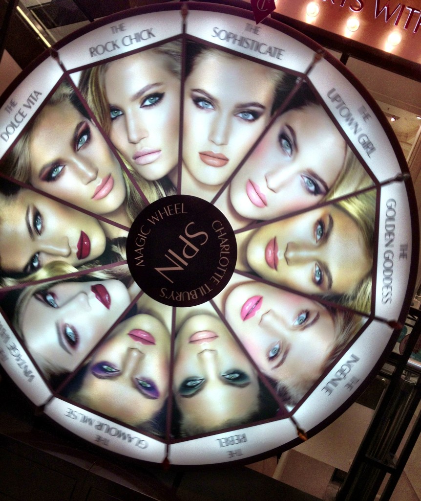 Charlotte's wheel of women's make-up looks