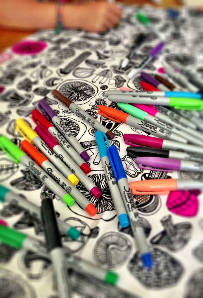 Sharpies - for naming, colouring and everything in between