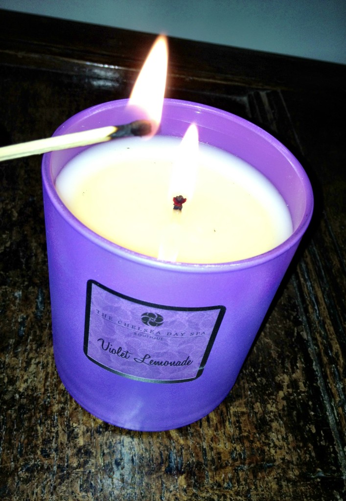 The Chelsea Day Spa Violet Lemonade candle