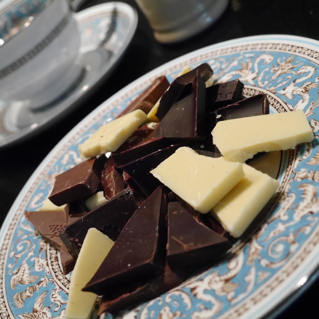 served with tea on Grandma's vintage Wedgewood