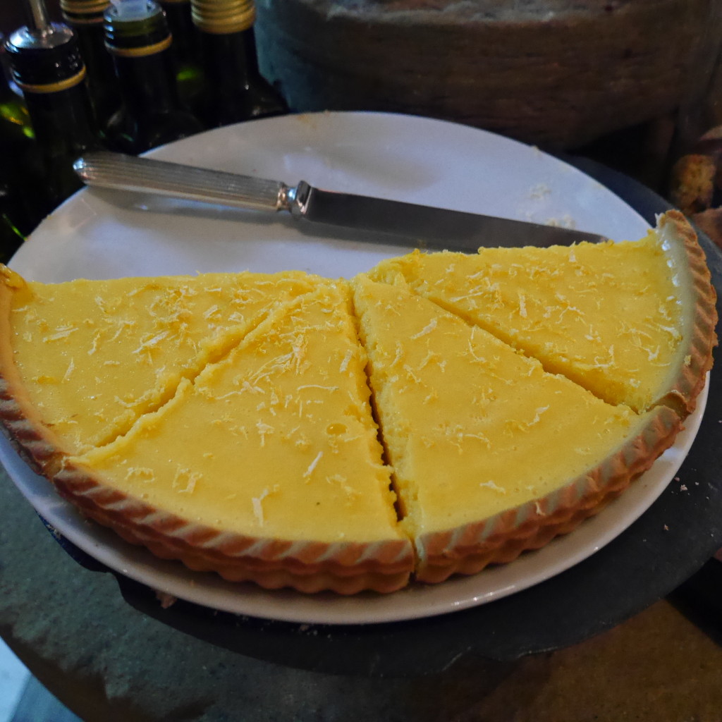 the going home present of lemon tart was devoured on the sofa while we watched Breaking Bad