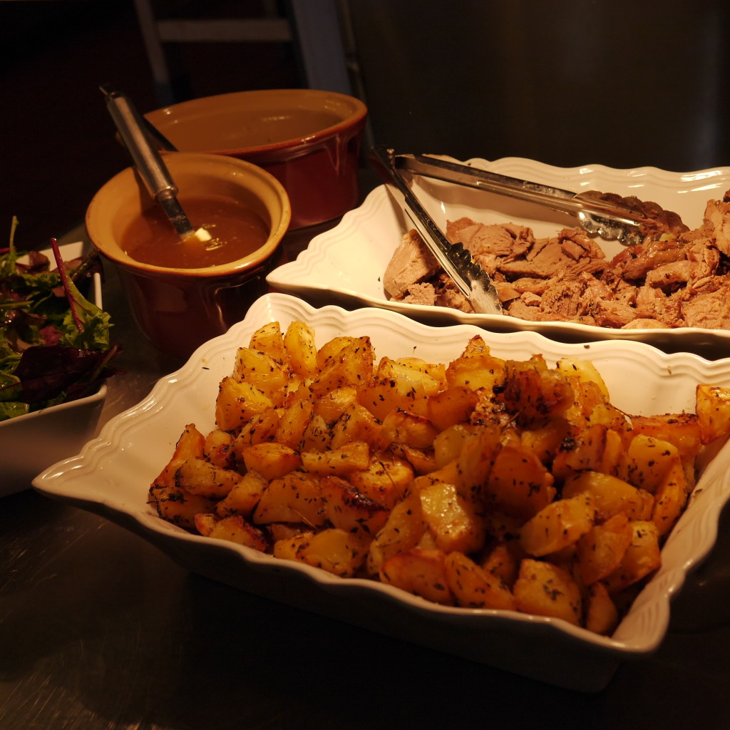 the roast lamb on display at The Ginger Pig