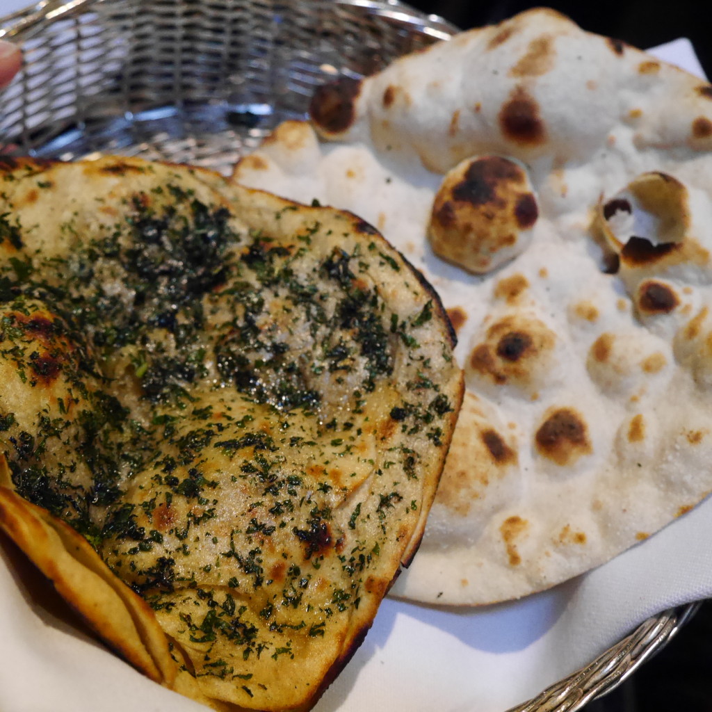 indian breads at Gymkhana