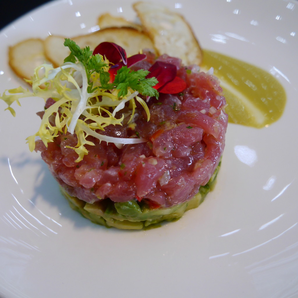 tuna tartare with 