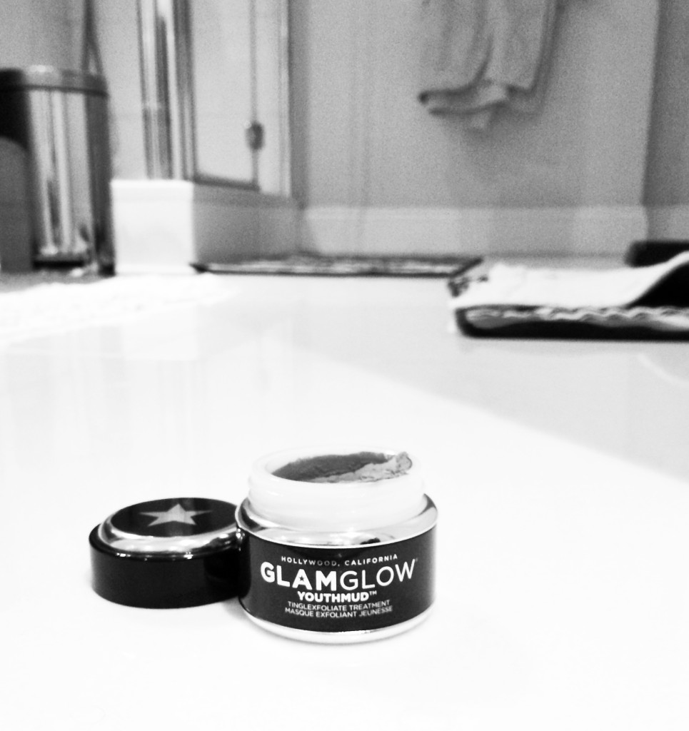 GLAMGLOW on my bathroom floor...