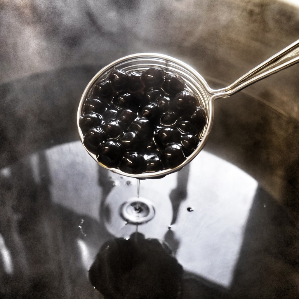 tapioca balls in the kitchen