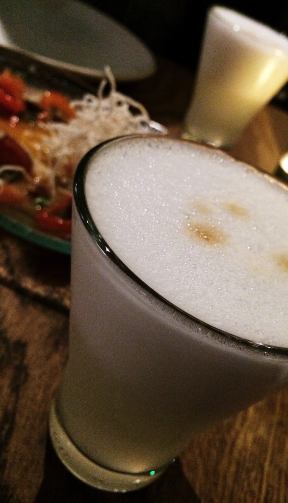pisco sours at Andina, Shoreditch