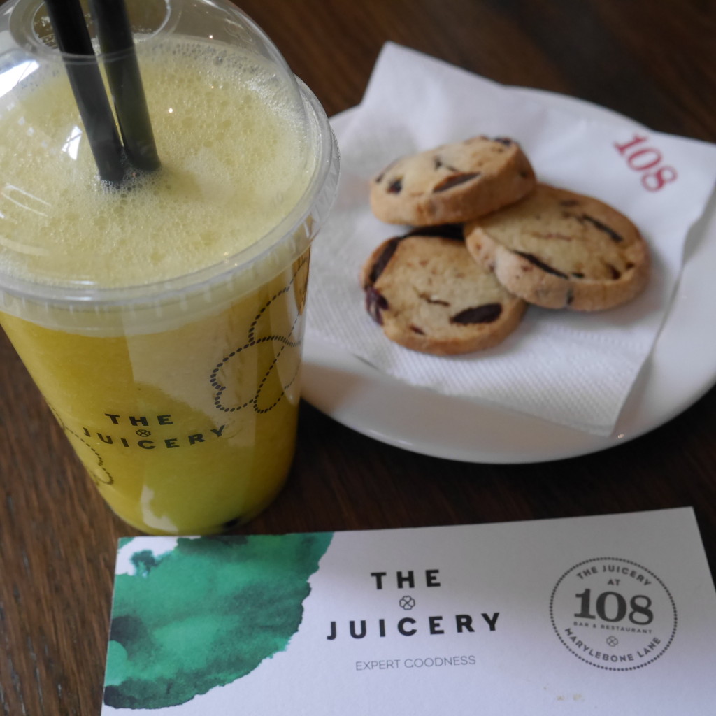 their juice blend with…. BISCUITS!