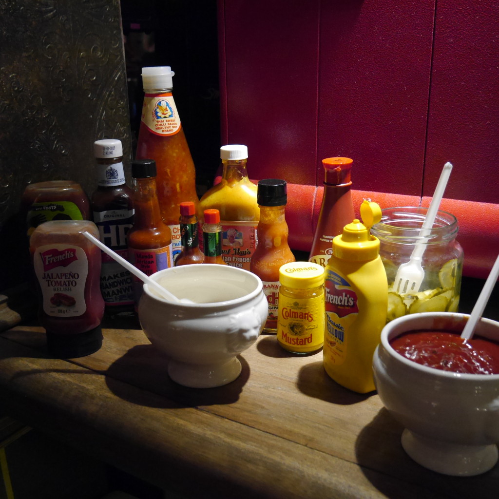 all the condiments any princess could wish for