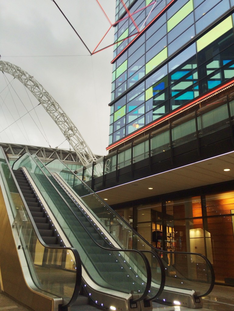 squeaky clean,  tidy and ever-so empty, London Designer Outlet