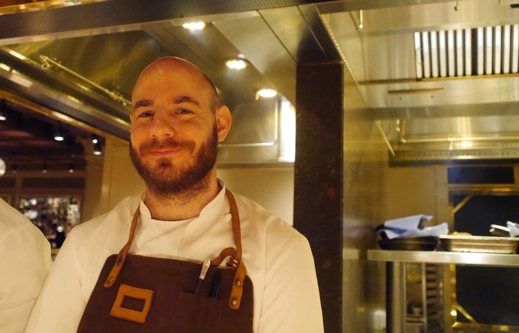 Dale Osborne in the kitchen at Chiltern Firehouse
