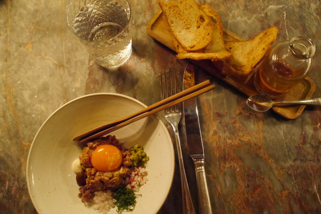 Steak Tartare at Chiltern Firehouse