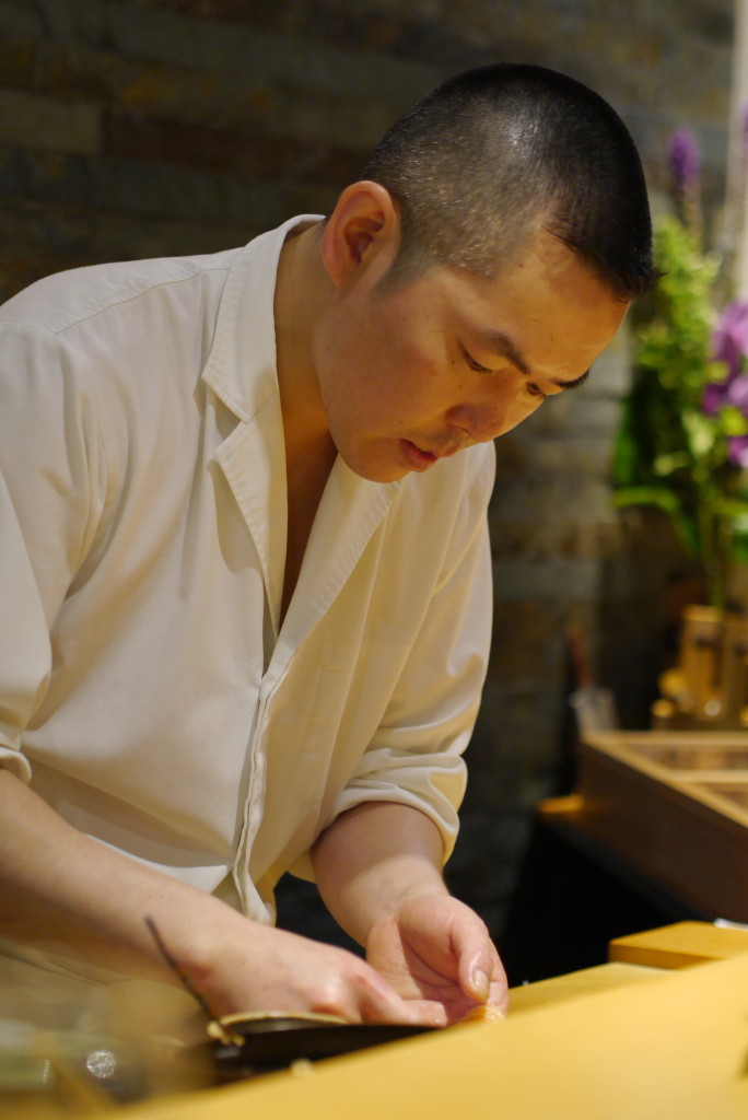 Toru Takahashi preparing our lunch