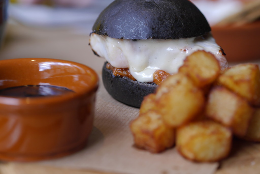 Fish Burger £12 With tomato jam and chips