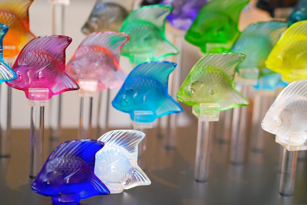 Lalique's stunning glass fish