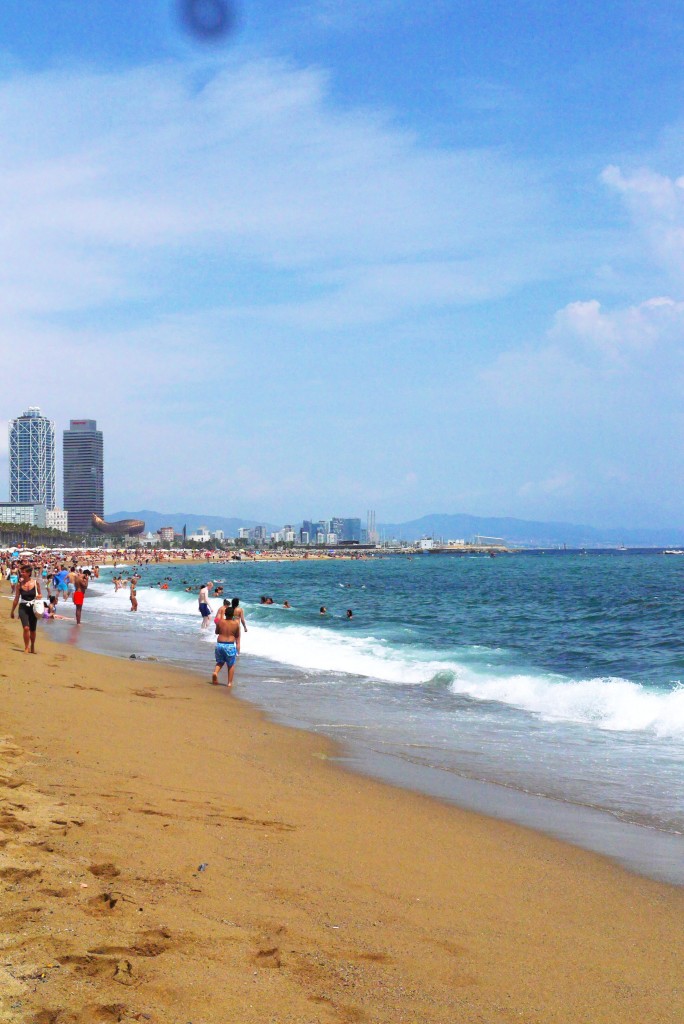 a quick visit to the beach