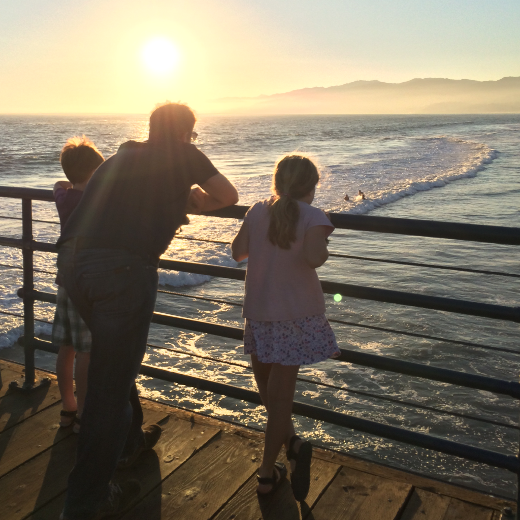 santa monica pier view