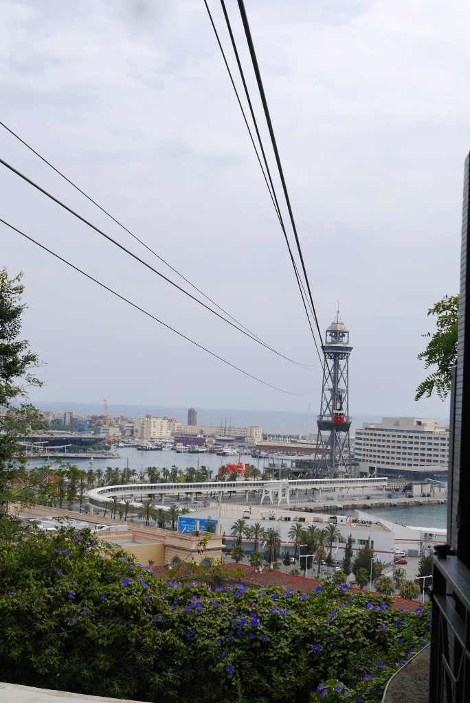 a cable car ride down into the harbour and beach