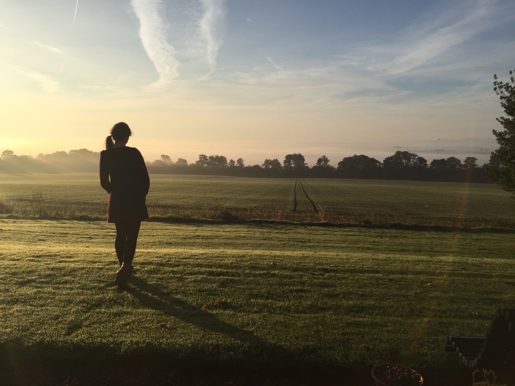 I work up to find Poppy Loves was already up and dressed and mesmerised by the view...